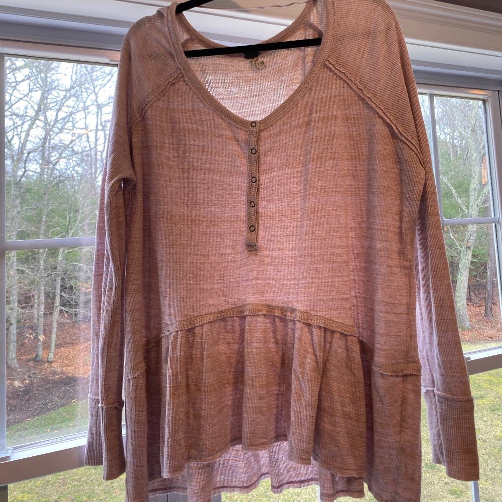 Free people peplum top